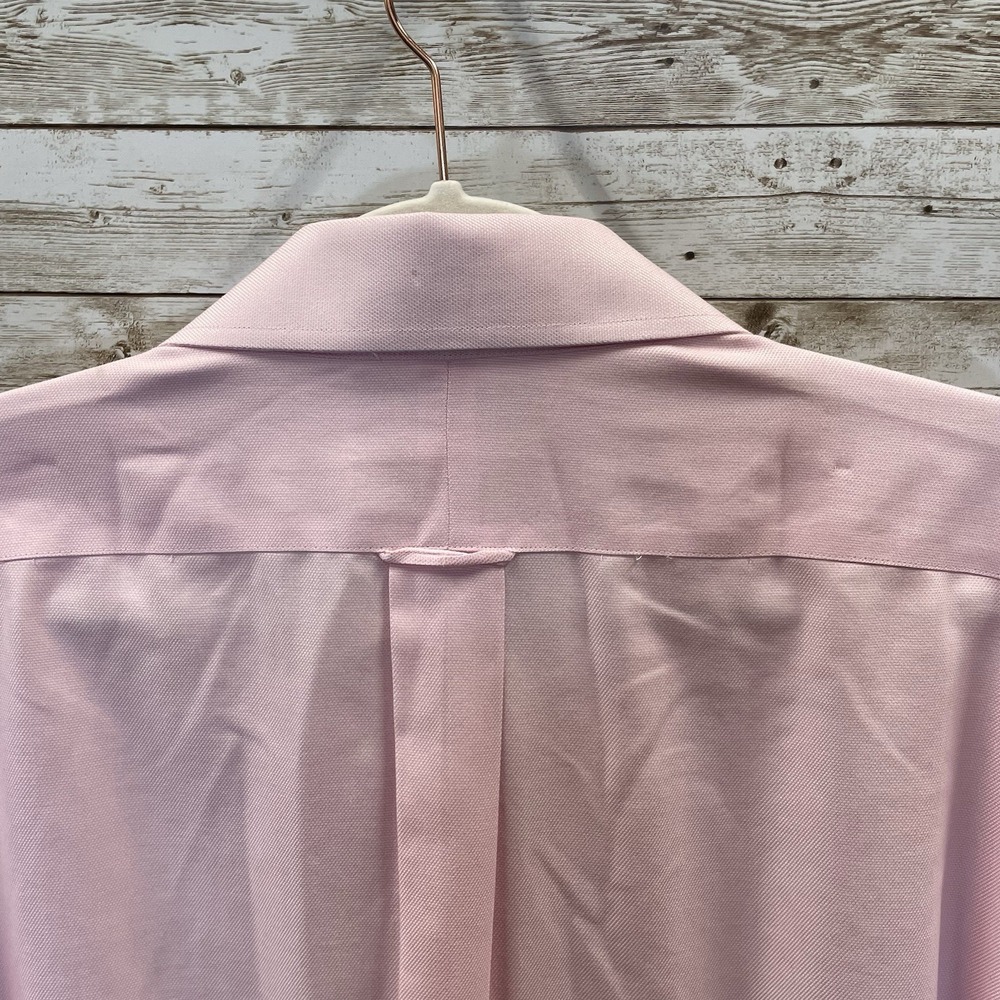 NWT Roundtree & Yorke Gold Label Mens 20 34/35 Shirt Pink Non Iron EZ Wash READ - Picture 4 of 10